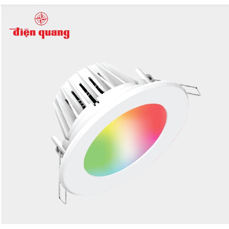 Bộ đèn LED Downlight thông minh Điện Quang Apollo (điều khiển sắc màu RGB, sử dụng Bluetooth Mesh Network)