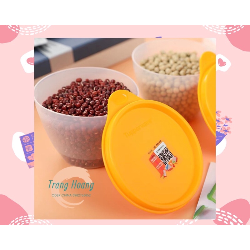 Hộp nhựa Nắp Tròn 400 ML Chính hãng Tupperware