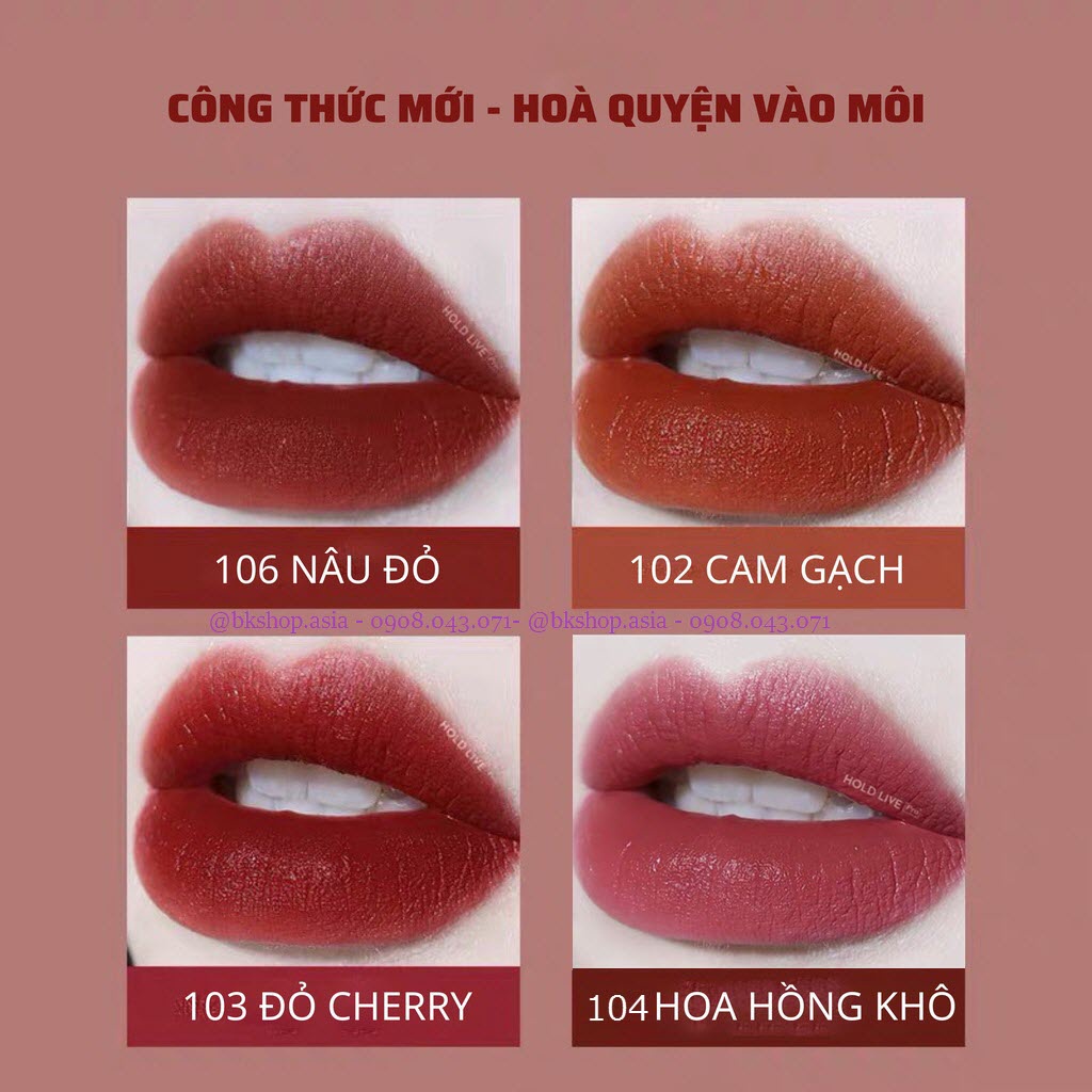 Son Kem Hold Live Pro Mềm Môi Căng Mọng HL371