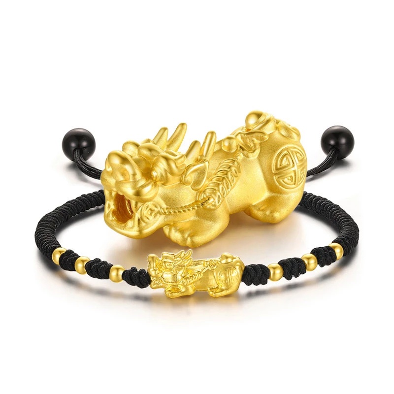 Vòng tay bện dây đỏ may mắn có thể điều chỉnh dành cho cả nam nữ