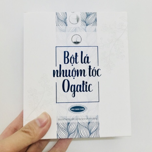 Combo bột nhuộm tóc- dầu gội lá thơm Ogatic
