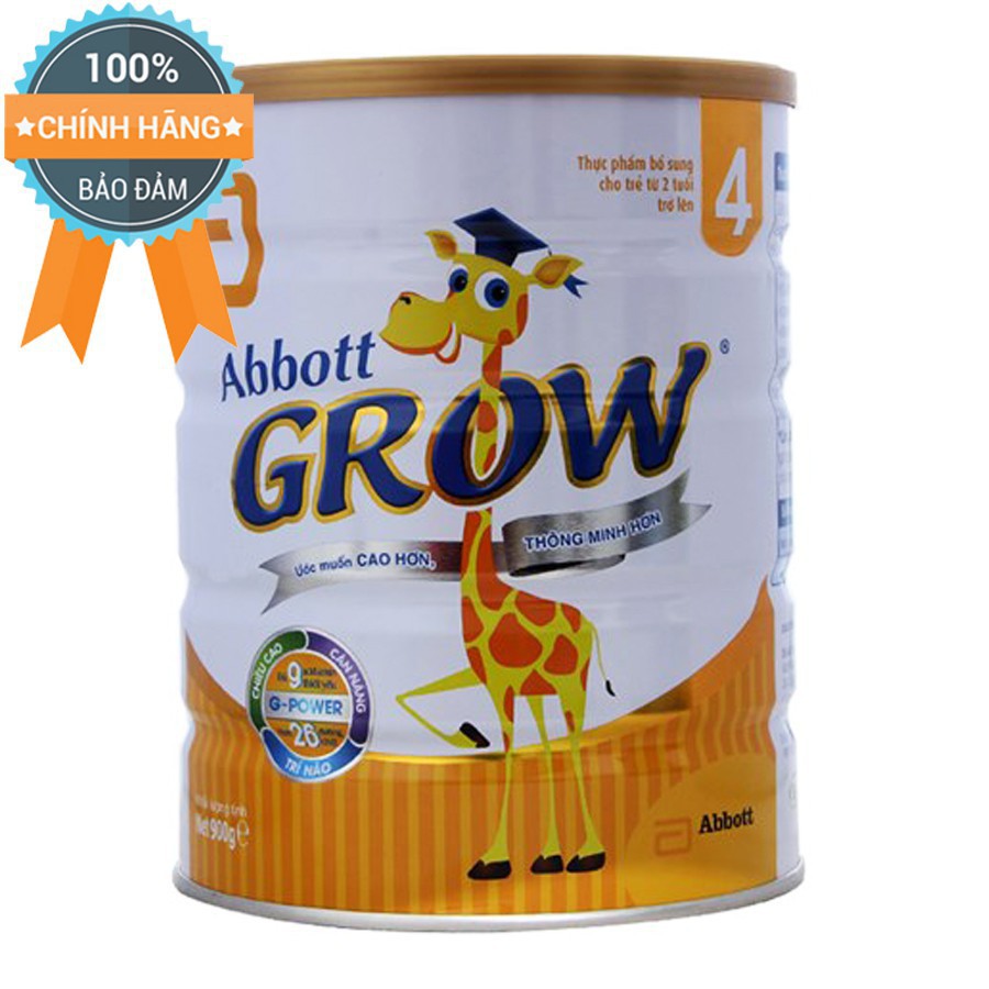 Sữa Abbott Grow 4 900g Date 2020