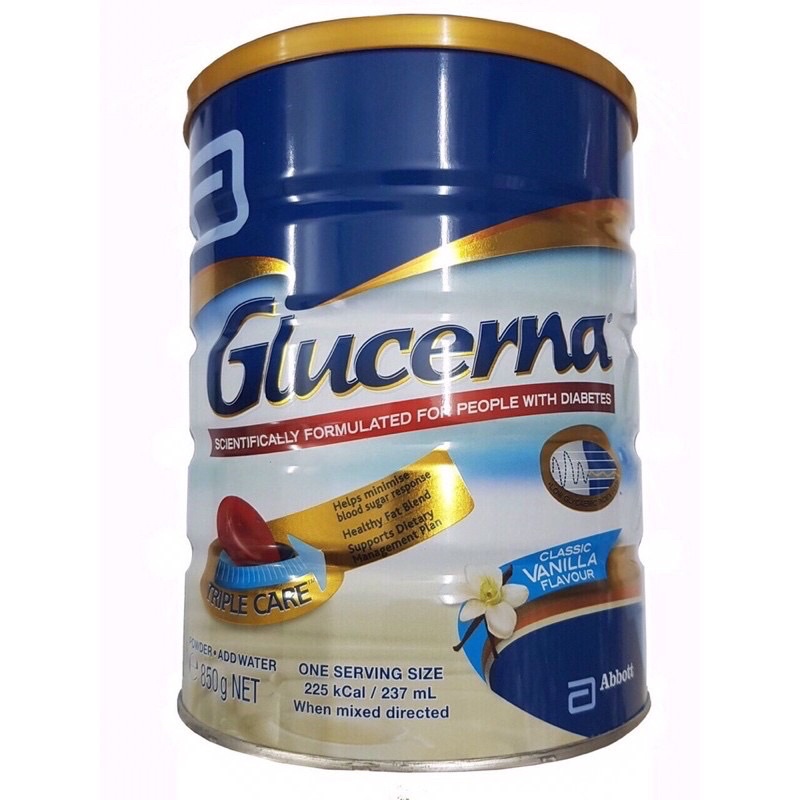 [Mẫu mới] Sữa Cho Người Tiểu Đường Glucerna Vanilla 850g - Úc Date 2023