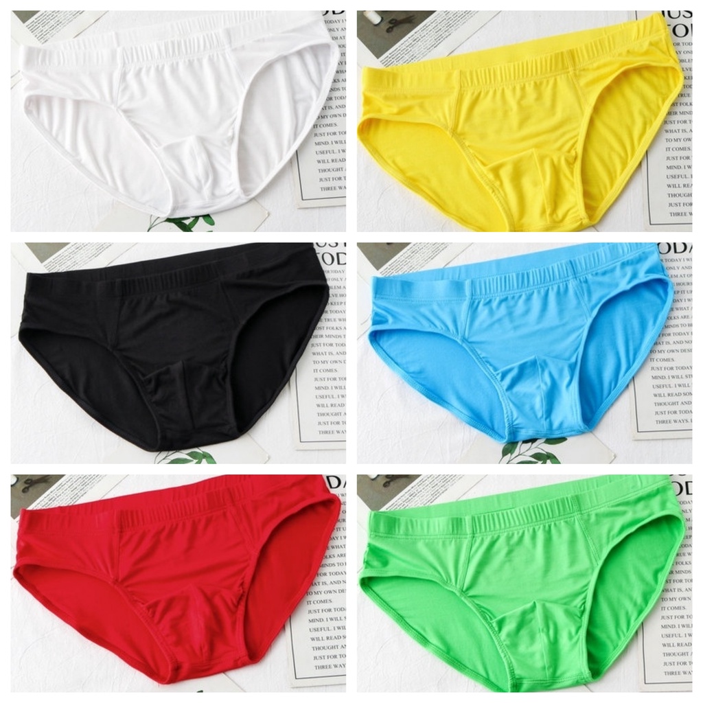 Quần lót nam thun Cotton mịn co giãn nhiều màu