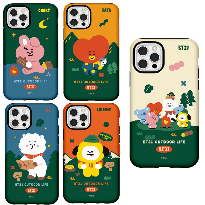 Ốp Lưng HọA TiếT HoạT HìNh bt21 adventure Cho galaxy s23 s22 s21 s21ultra s20 s10 s9 note20 note10 note9