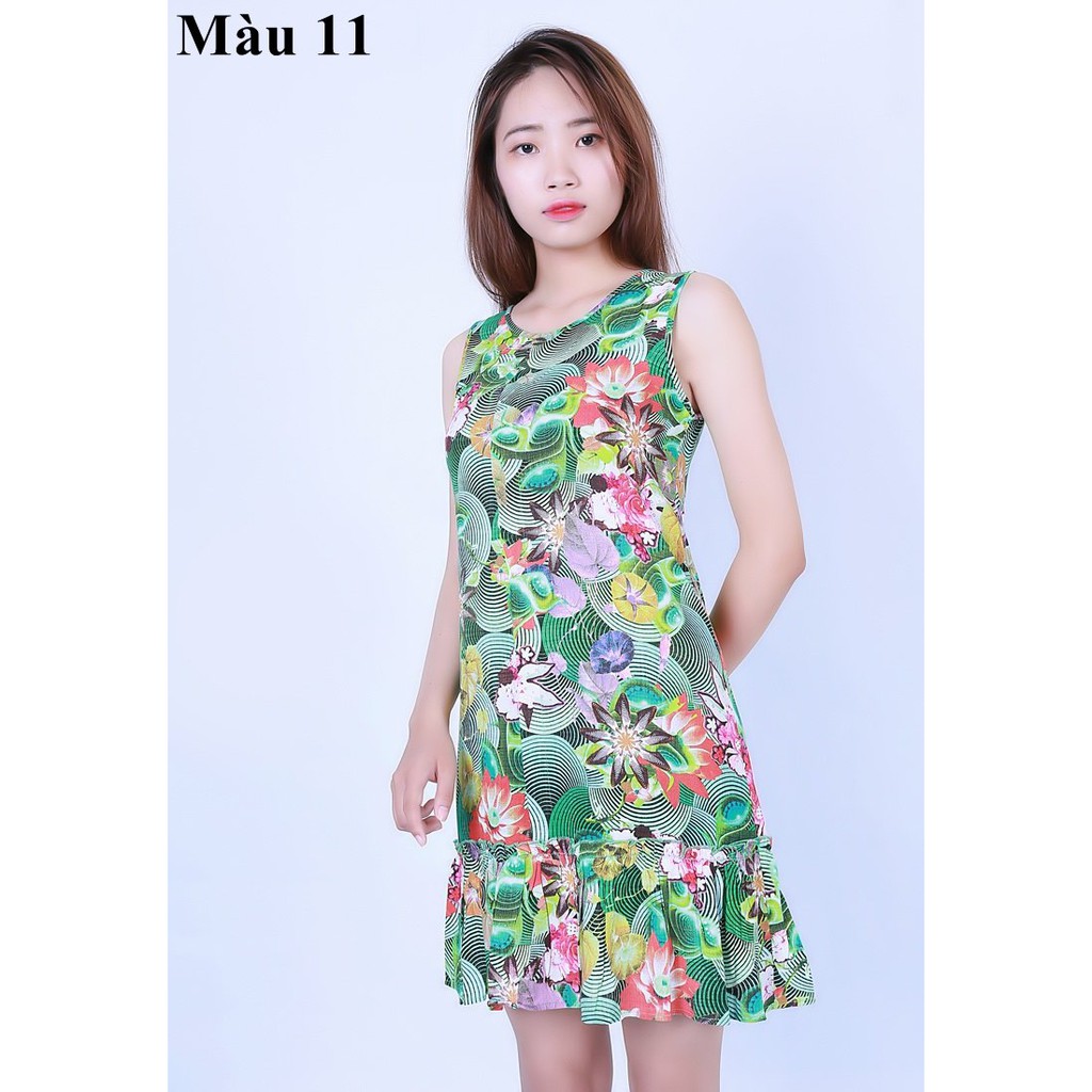 SALE SẬP SÀN (269k chỉ còn 55k) Váy đầm lanh Vicci XC01 thiết kế sát nách, dáng suông nhẹ