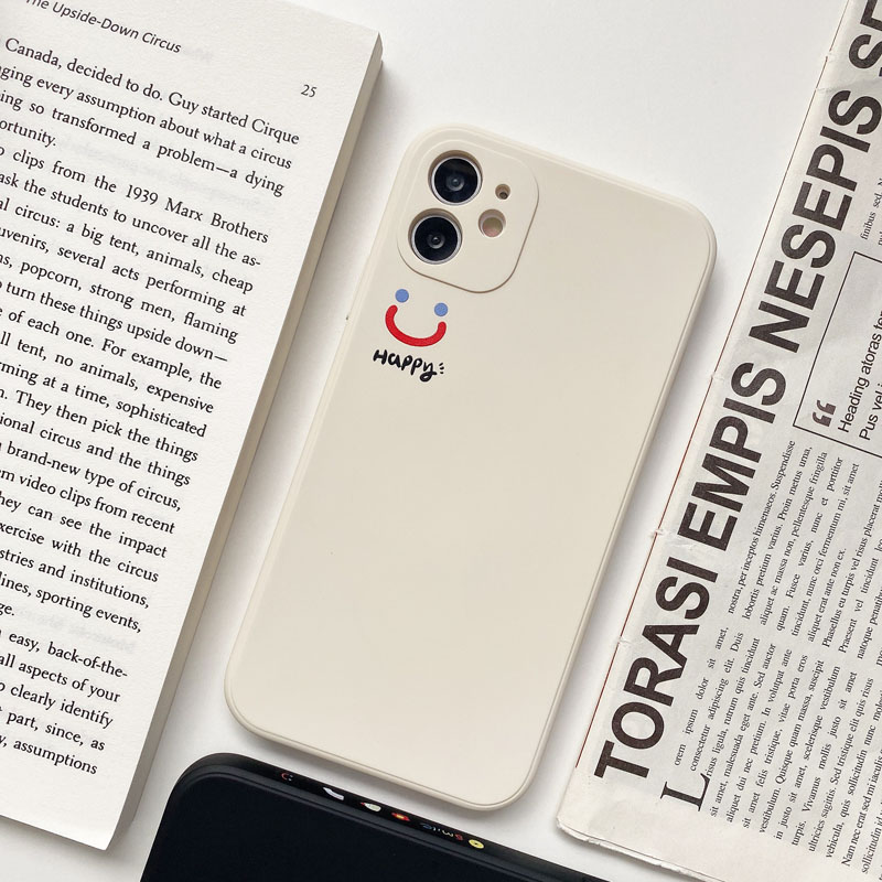 Ốp Điện Thoại Silicon Họa Tiết Mặt Cười Thời Trang Cho Iphone 12 / 12 Pro Max / 11 / X / Xs Max / Xr / 7 / 8 Plus | BigBuy360 - bigbuy360.vn