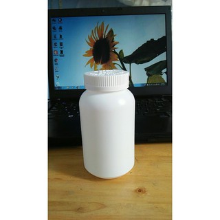 Vỏ lọ nhựa đựng viên nang 250ml trắng HDPE, vỏ lọ đựng dược, chai lọ đựng dược đạt chuẩn GMP 250ML- Combo 100 bộ