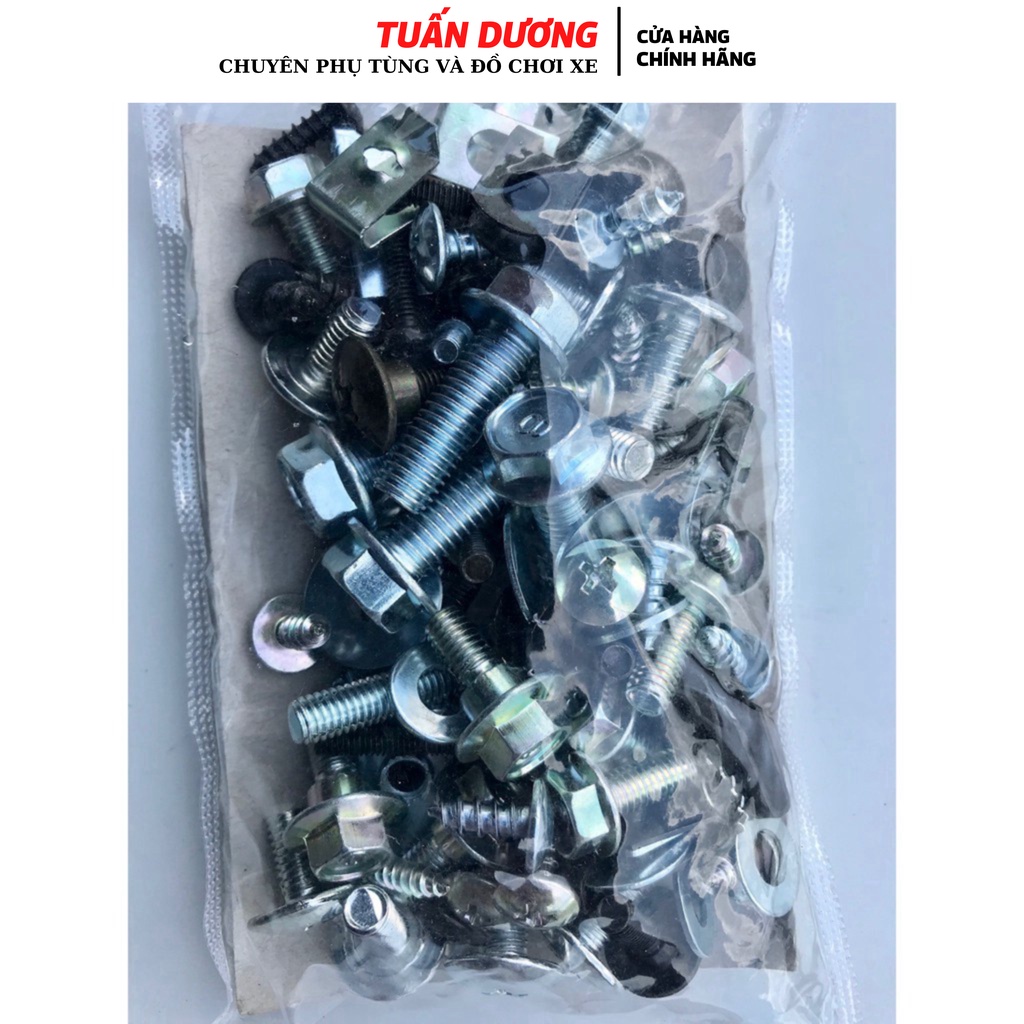 Ốc bắt giàn để chân chính xe máy honda ( giá 1 con)-lắp cho dream và wave honda các loại -đẹp như zin 100%