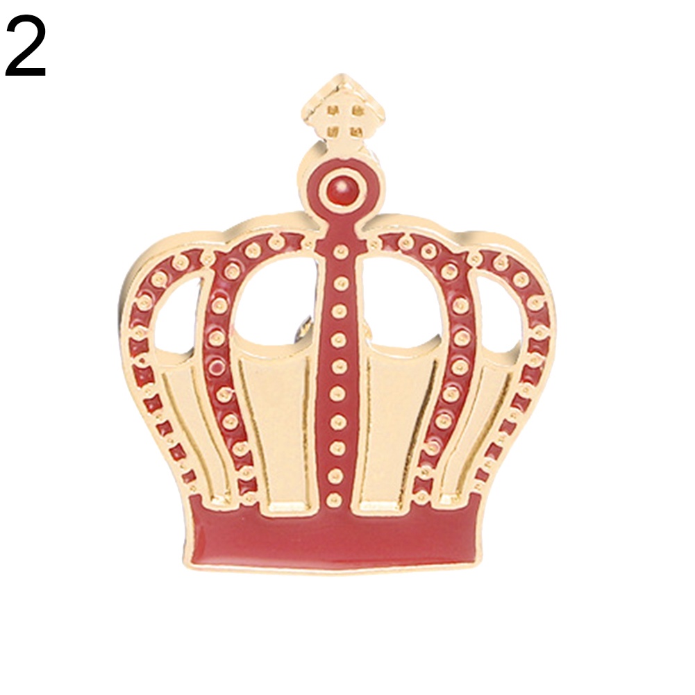 YOML✔Fashion Women Cartoon Hat Crown Love Heart Brooch Pin Enamel Party Jewelry Gift