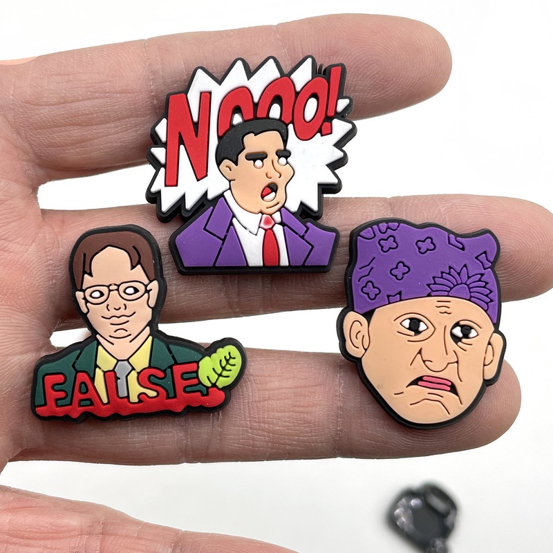 Phụ Kiện Trang Trí Giày Bằng PVC Hình Hoa Vui Nhộn