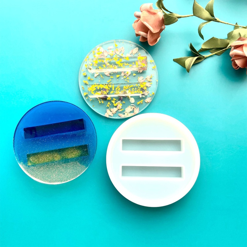 San * Khuôn Silicon Làm Giá Đỡ Điện Thoại / Thẻ Danh Thiếp Trang Trí Văn Phòng Quầy Bartop M