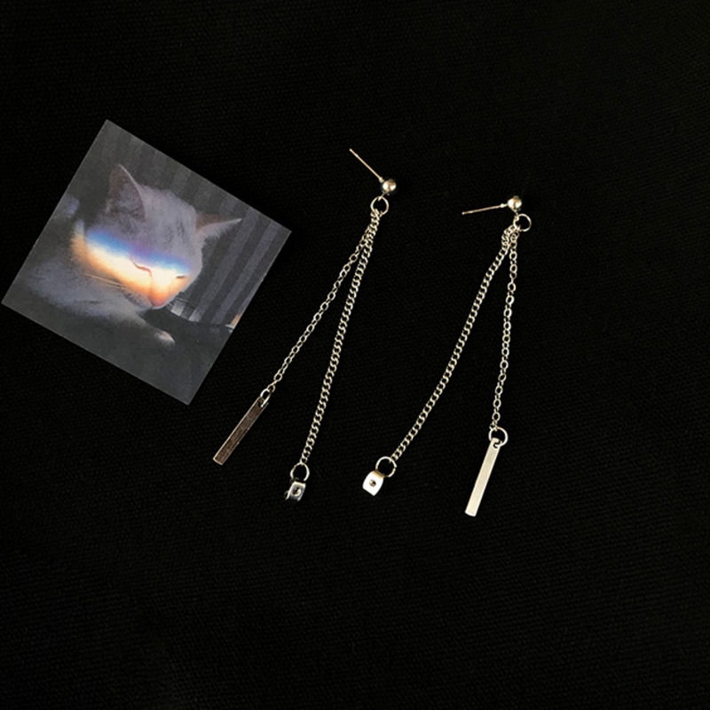 Hoa Tai Dáng Dài Thiết Kế Cá Tính Phong Cách Punk