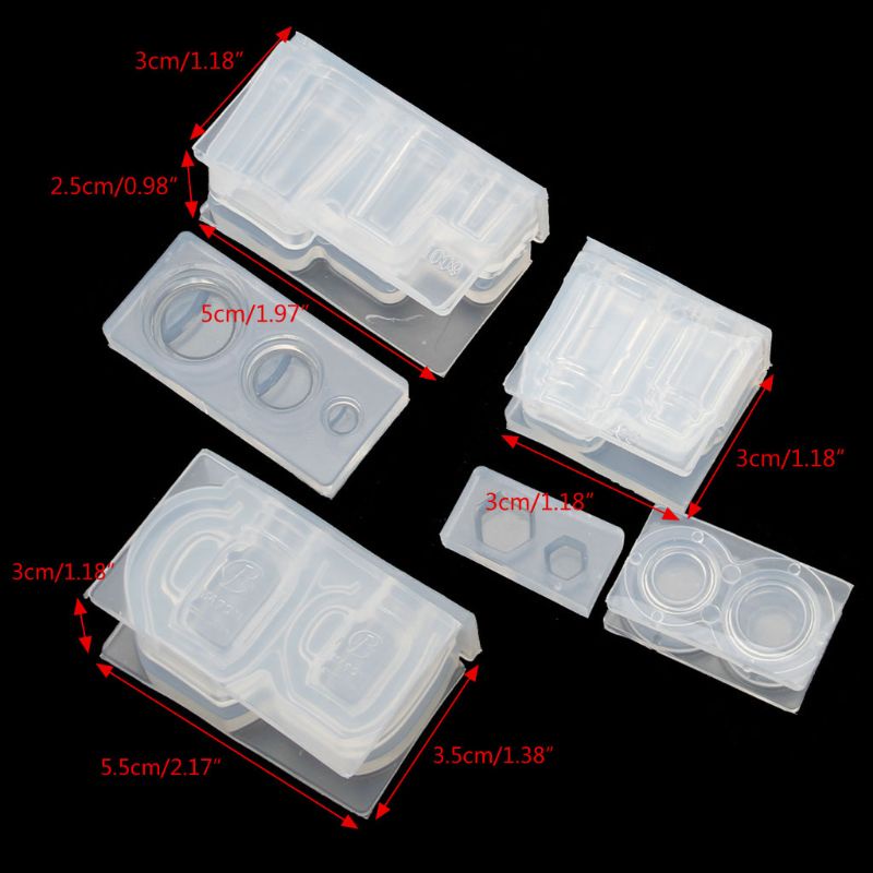 Khuôn Silicone Làm Bông Tai / Cốc Cà Phê / Mật Ong Độc Đáo Tiện Dụng