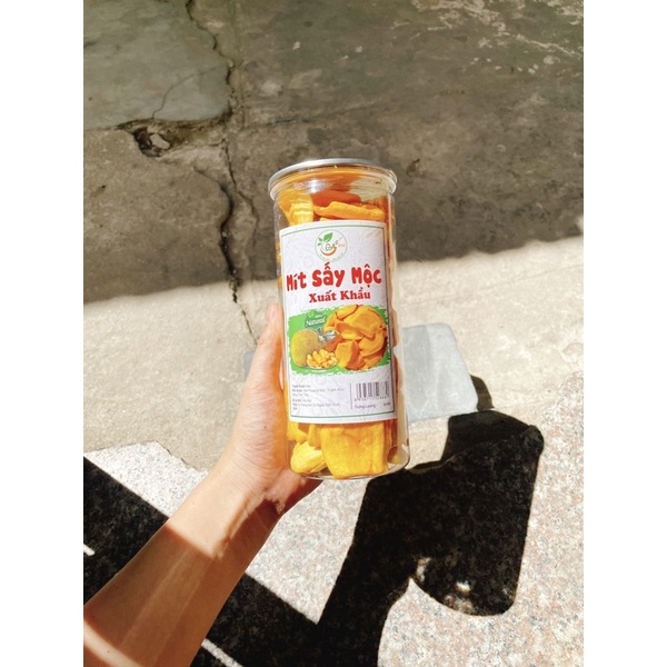 Mít Thái Xuất Khẩu Sấy Mộc Đặc Sản Đà Lạt _ Lon Pet 230gr_ Ăn là mê ngay - VỆ SINH ATTP