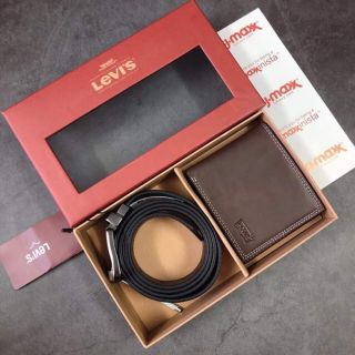 Combo nịt kèm ví levis