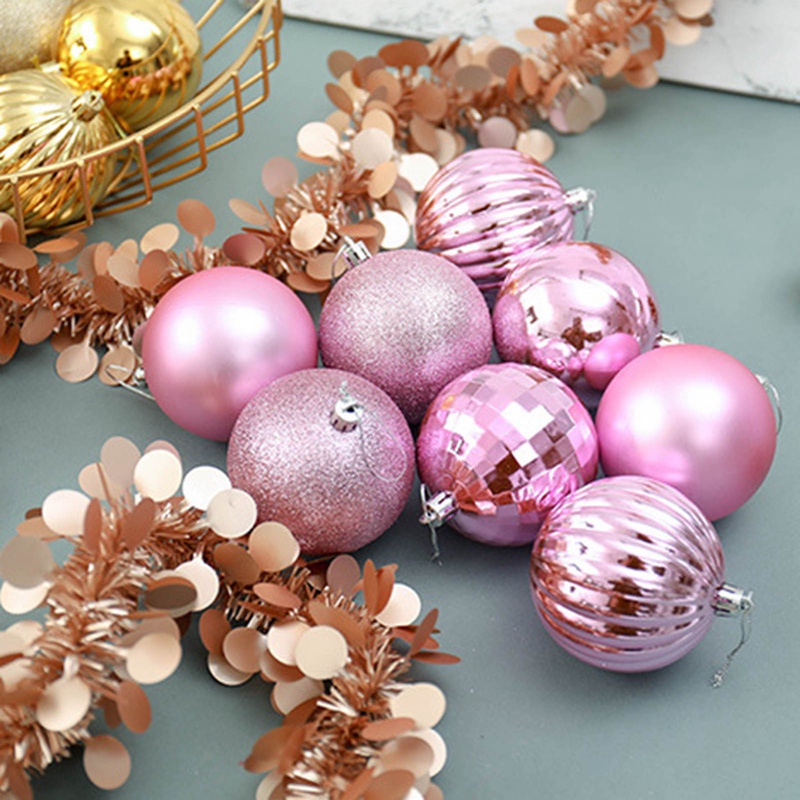 Set 34 Trái Châu 4cm Trang Trí Cây Thông Noel Tiện Dụng