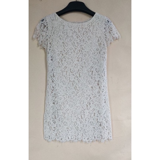 Đầm Zara Màu Kem Sz S Auth