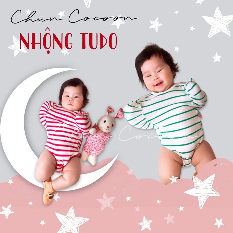 Nhộng chũn tudo Cocoon, nhộng cộc mùa hè cho bé [ babyboo]