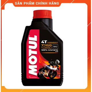 Một chai nhớt motul 7100 10w50