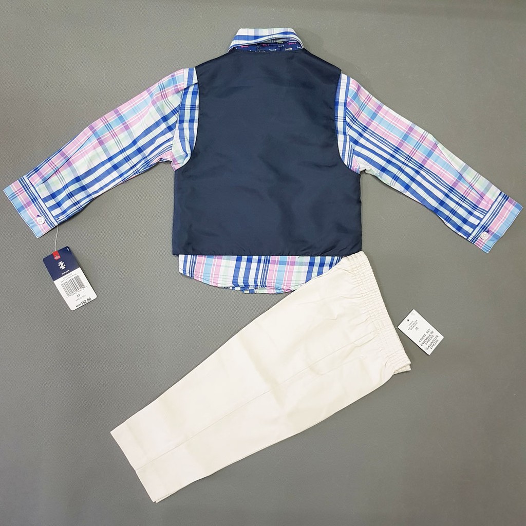 Bộ vest gile 4 món phong cách tây âu hàng xuất xịn