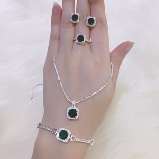 Bộ Trang Sức Bạc Cao Cấp