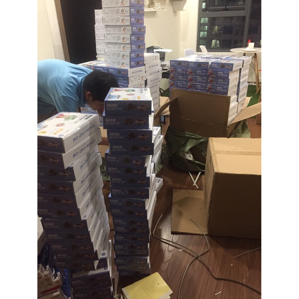 Bộ 8 ôTô Mô Hình Đồ Chơi Cho Bé Trai bằng sắt Minicar