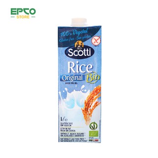 SỮA GẠO ĂN KIÊNG RISO SCOTTI TỰ NHIÊN BIO ( HỘP 1L) - BIO ORIGINAL RICE MILK