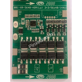 Mạch BMS 4S XR 14.8V 30A Full, sạc cân bằng và bảo vệ pin Li-ion 3.7V 16.8V