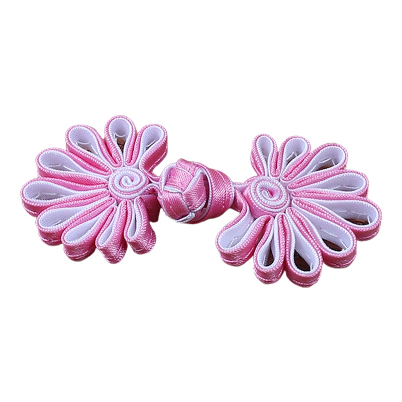 Nút may trang trí đầm sườn xám hình bông hoa đẹp mắt phong cách Trung Quốc