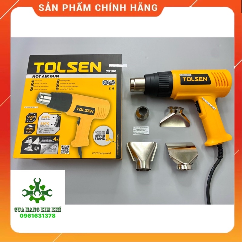 Máy khò hơi nóng Tolsen 79100 ( Có bảo hành )