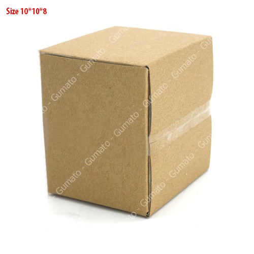 Hộp giấy P13 size 10x10x8 cm, thùng carton gói hàng Everest