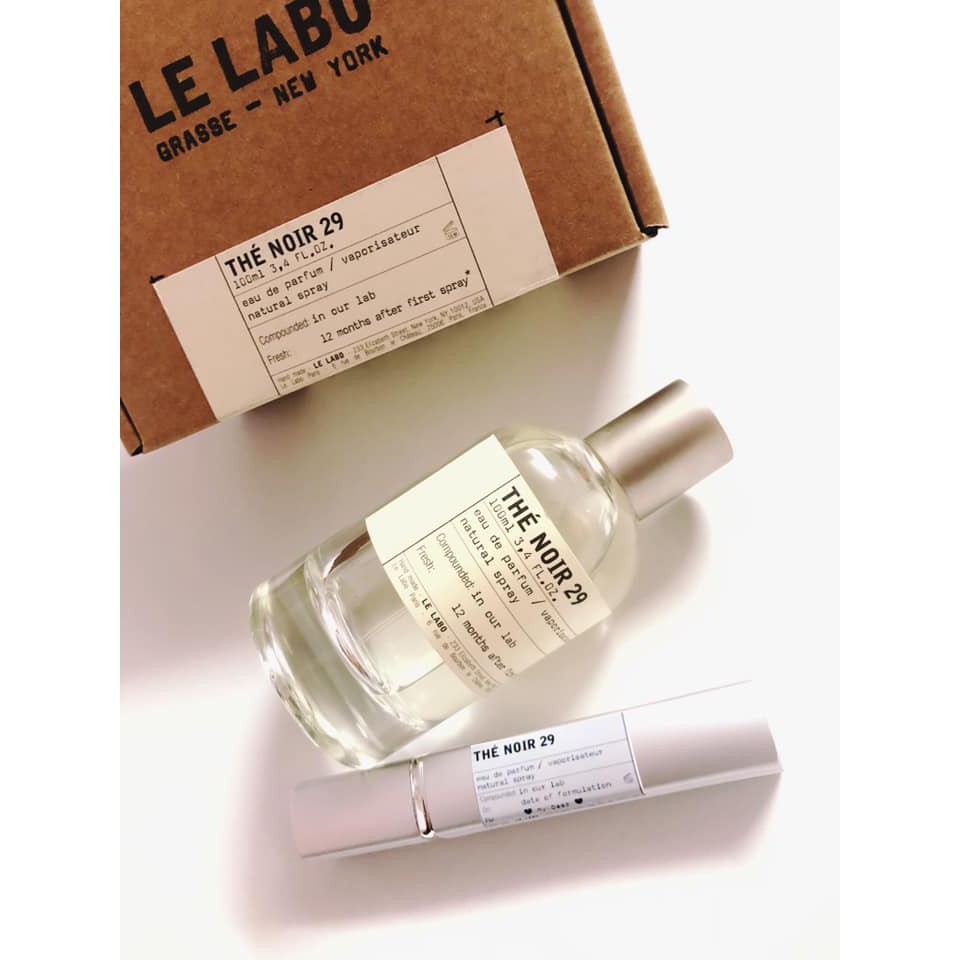 mẫu thử nước hoa vial le labo the noir 29 10 ml dạng xịt