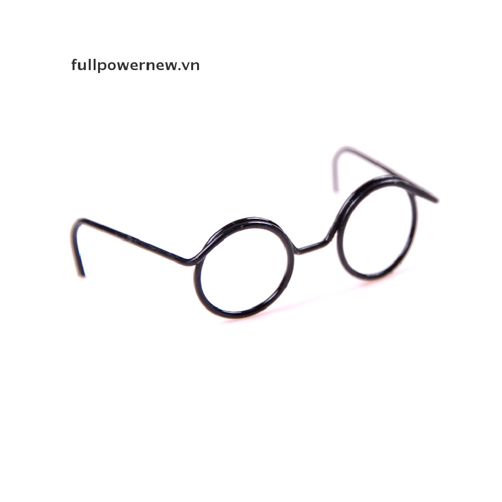 Set 2 Mắt Kính Gọng Tròn Cho Búp Bê BJD 1 / 6 30cm