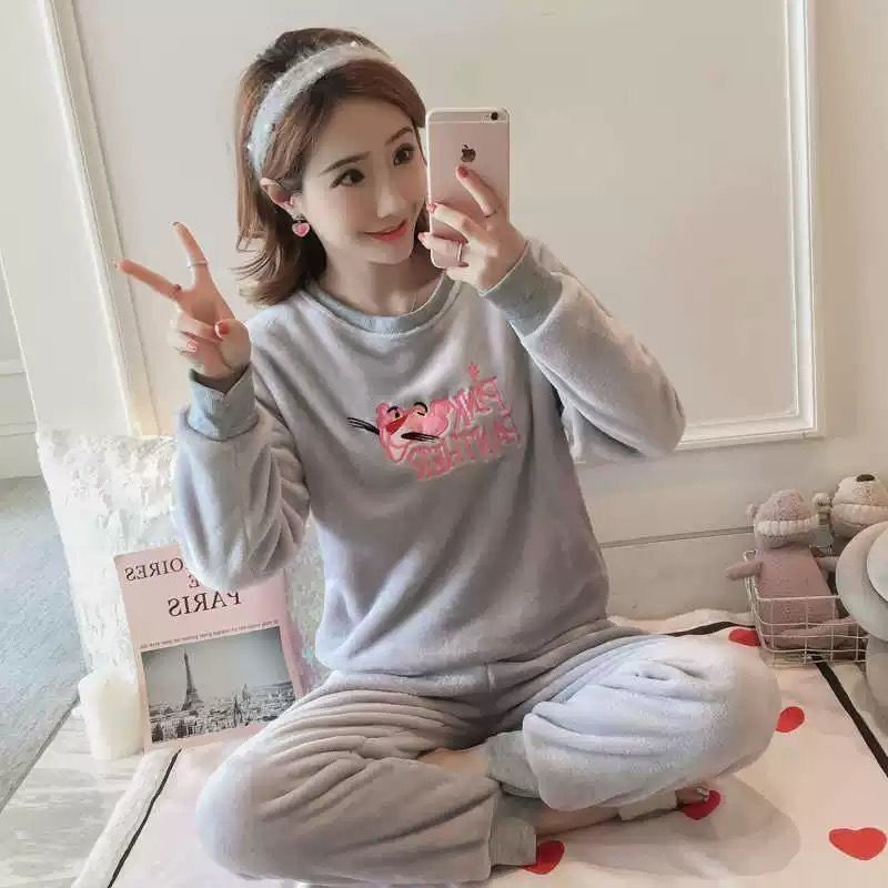 Plus Bộ Đồ Ngủ 10 Sọc Đáng Yêu Cho Nữ (size m-2XL) sd5096