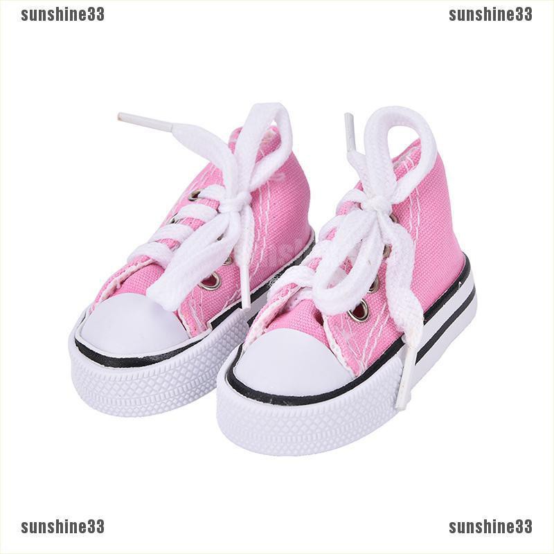 Giày Vải Canvas Mini 7.5cm Dành Cho Búp Bê 40.64 cm