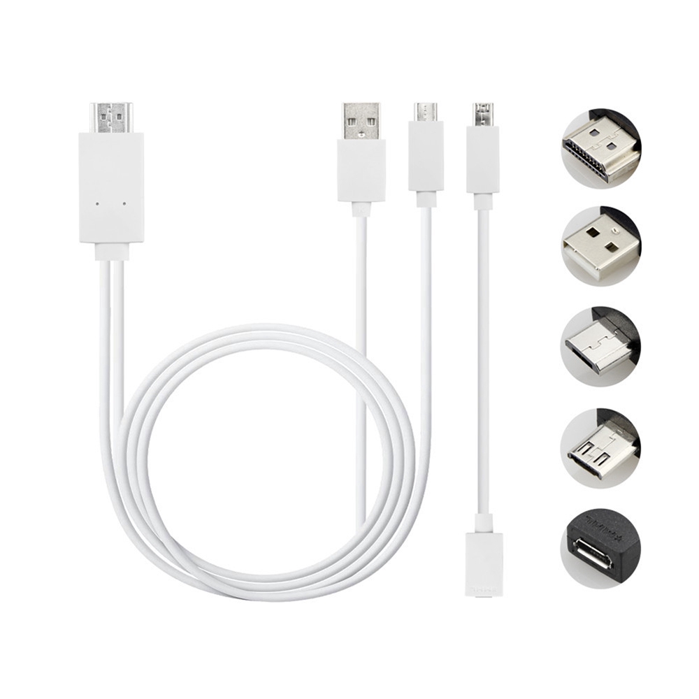 Cáp Chuyển Đổi 5pin 11pin Mhl Micro Usb Sang Hdmi Android