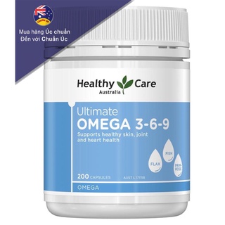 (hàng auth ) viên uống omega 369 healthy care úc