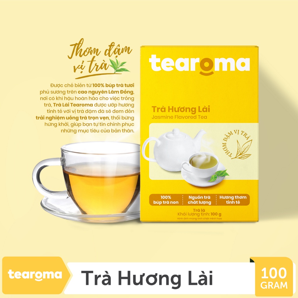 Tearoma Trà Lài - Hộp 100gr