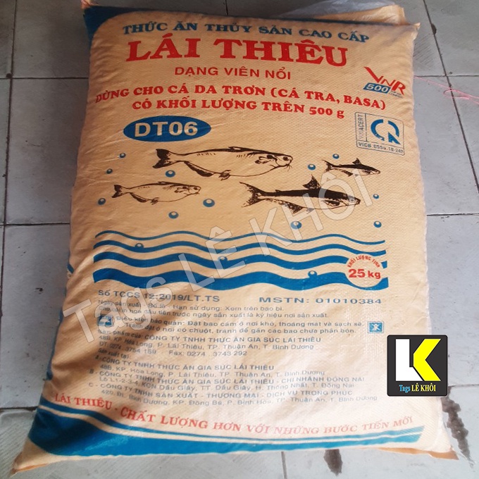 1KG Cám Lái Thiêu DT06 18% đạm | Thức ăn cho cá | Mồi câu cá