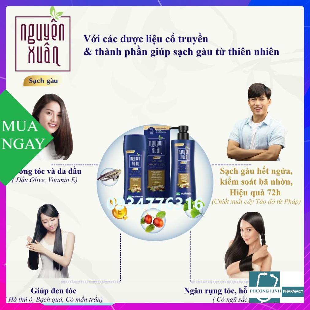 Dầu gội dược liệu Nguyên Xuân sạch gàu 200ml