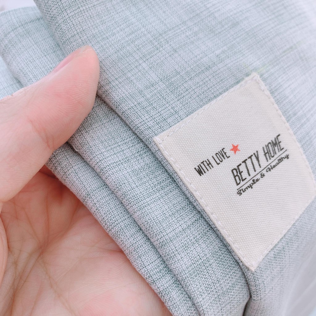 Bộ Chăn Ga Gối Cotton Linen- hàng cao cấp (ảnh shop tự chụp)