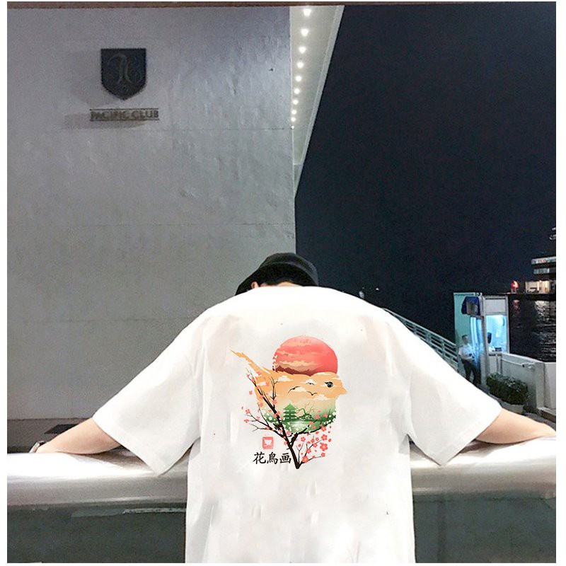 Áo thun unisex form rộng Nhật Bản đẹp độc lạ phong cách cá tính vải dày mịn 2019T2358