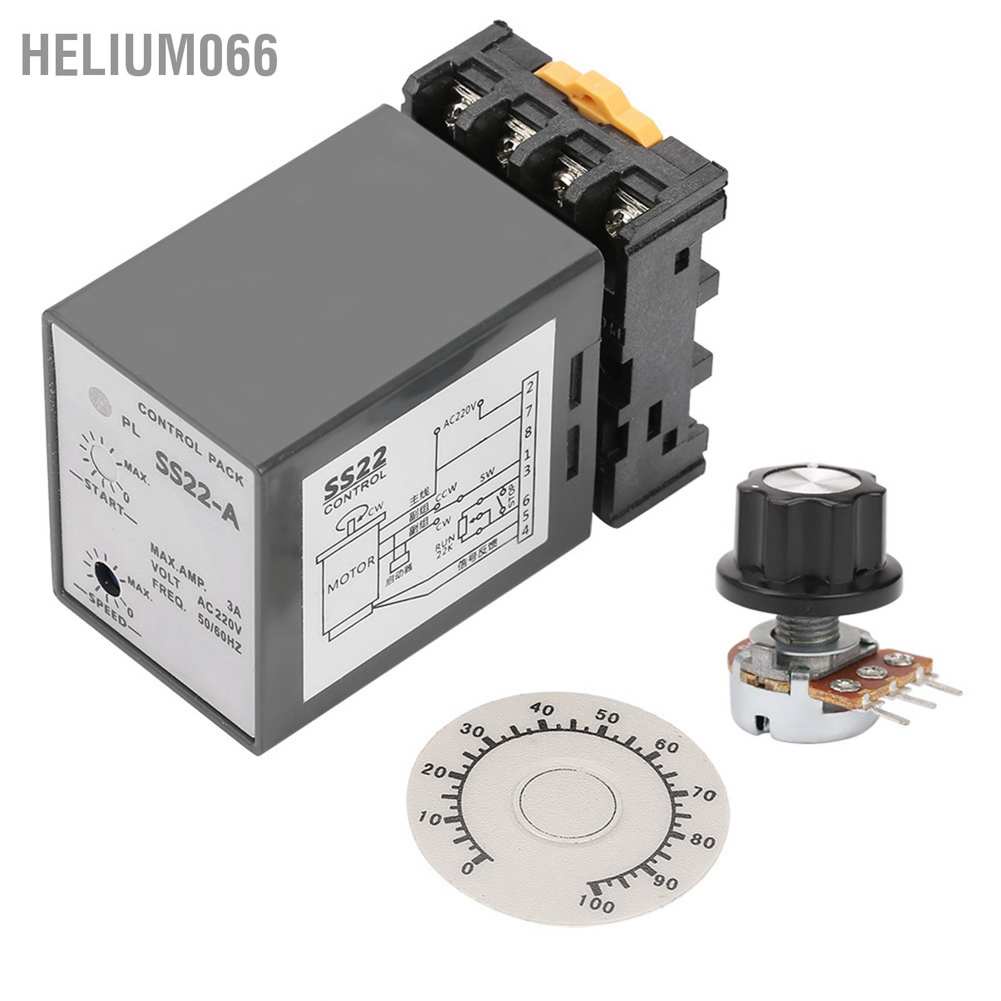 Bộ điều khiển tốc độ động cơ điện tử AC 220V SS-22 50/ 60Hz 90/ 1700RPM