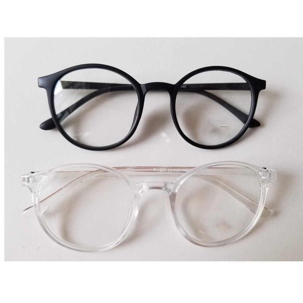 Kính thời trang mắt mèo tròn gọng nhựa siêu bền