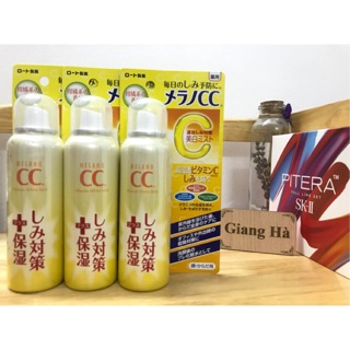 Xịt khoáng Melano CC - Xịt khoáng dưỡng trắng Melano CC Rohto Nhật Bản