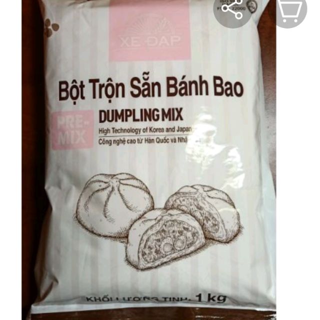 Bột trộn sẵn bánh bao Xe đạp 1kg