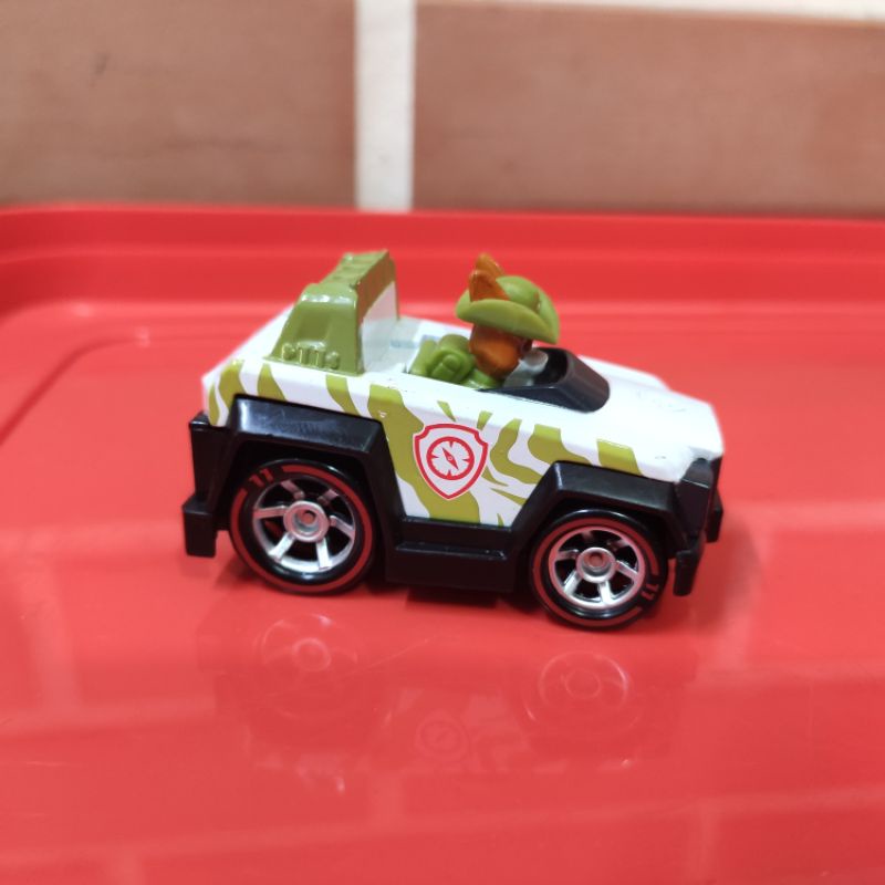 Xe mô hình chó cứu hộ Paw Patrol True Metal tỷ lệ 1:55 - Tracker Jungle Cruiser (No Box)