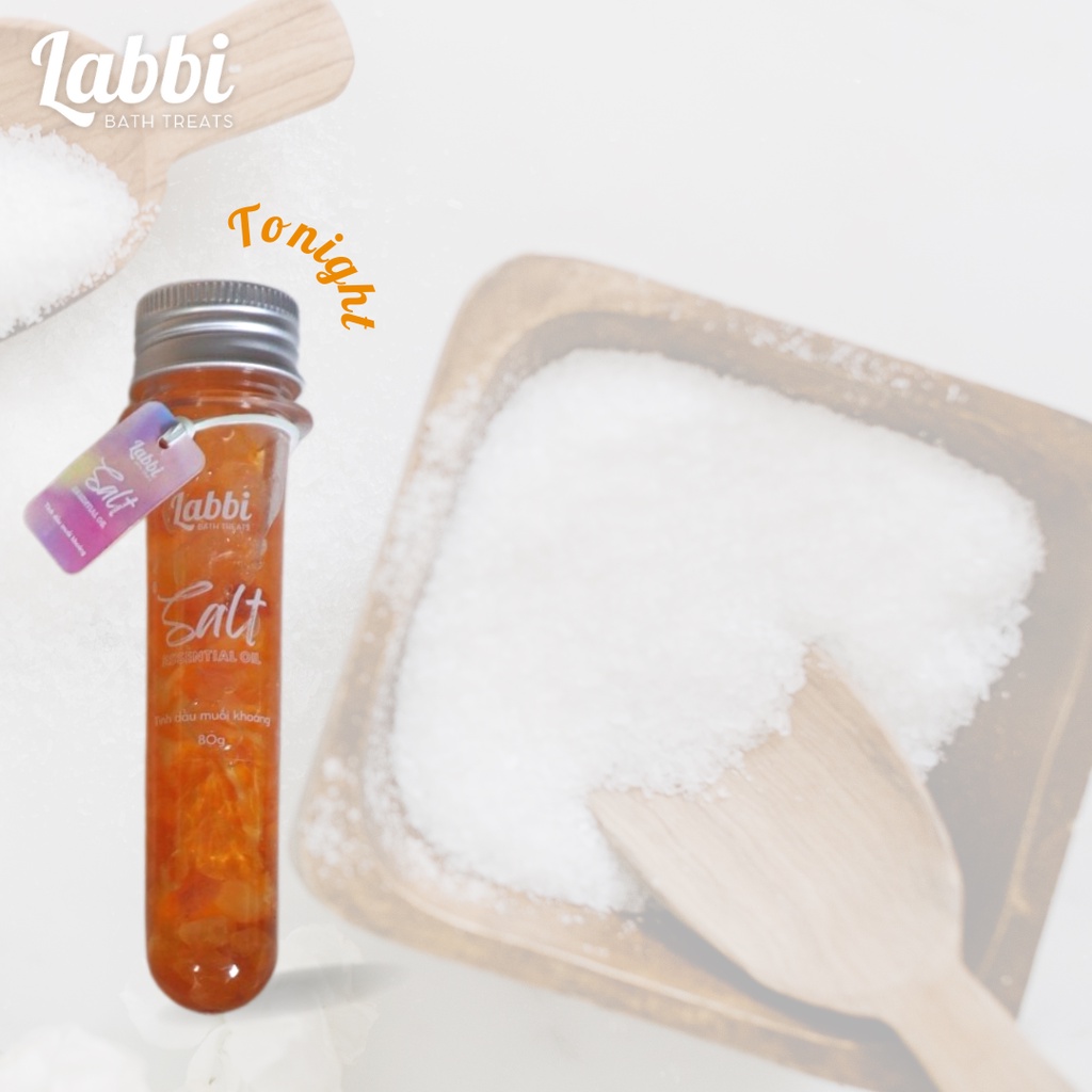 Tinh dầu muối khoáng dưỡng da ngâm bồn TONIGHT [Labbi] Salt Essential Oil