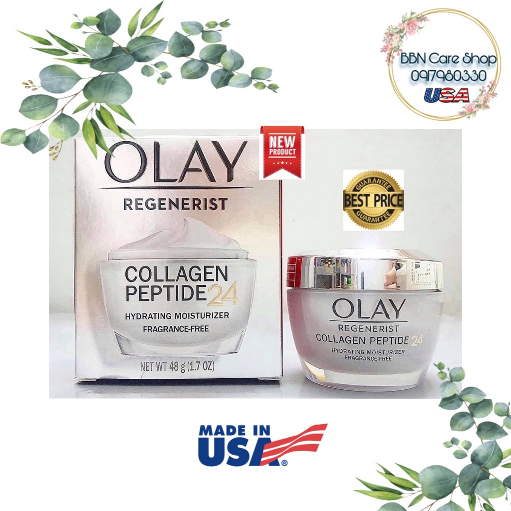 Kem Olay Mỹ Collagen Peptide 24 – Kem dưỡng Olay trẻ hóa da